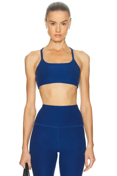 Beyond Yoga Spacedye Slim Racerback Bra In Blue