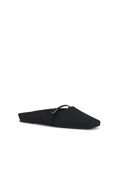 St Agni Plie Flat In Black