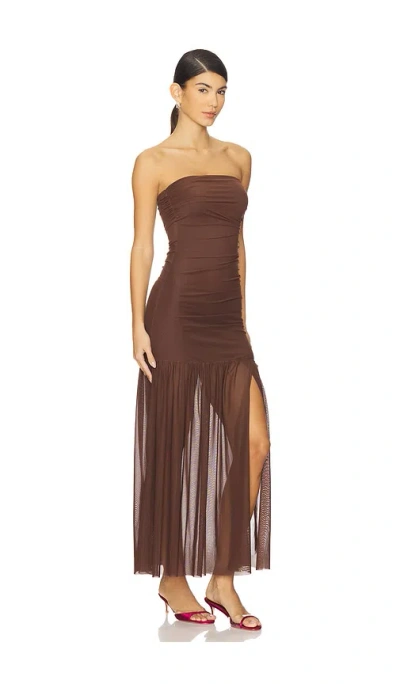 Nia Nola Dress In Brown