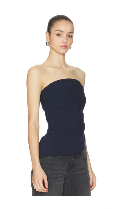 Nia Grand Top In Blue