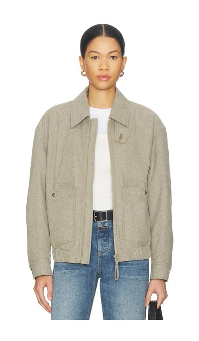 Closed Zipped Jacket In Gray