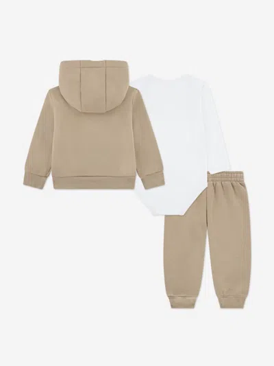 Lacoste Baby Mon Premier Tracksuit Set In Brown