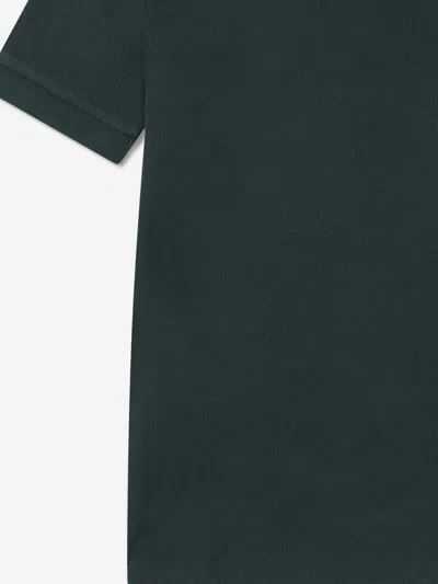 Lacoste Boys Micro Taping Polo Shirt In Green