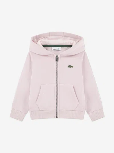 Lacoste Baby Girls Mon Premier Tracksuit Set In Pink