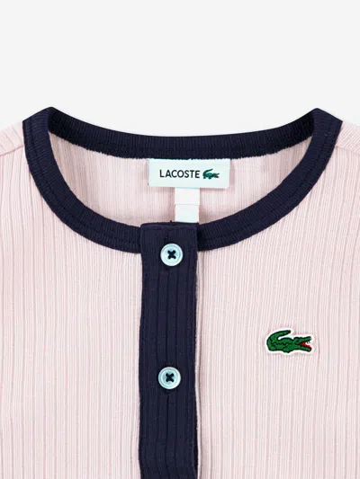 Lacoste Baby Girls Mon Premier 3 Piece Skort Set In Multi