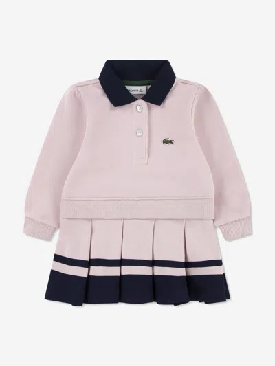 Lacoste Baby Girls Mon Premier Dress In Pink