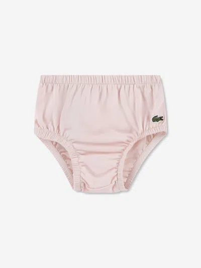 Lacoste Baby Girls Mon Premier Dress In Pink