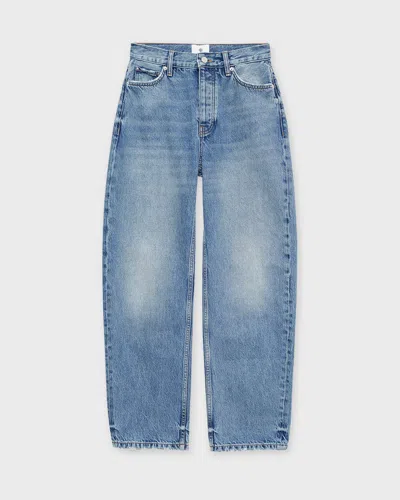 Anine Bing Five-pocket Denim Trousers Featuring Belt Loops In Blue