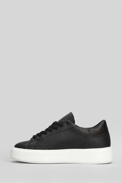 Date D.a.t.e. Sfera Sneakers In Black