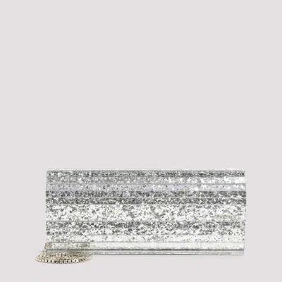Jimmy Choo Sweetie Clutch In Silver