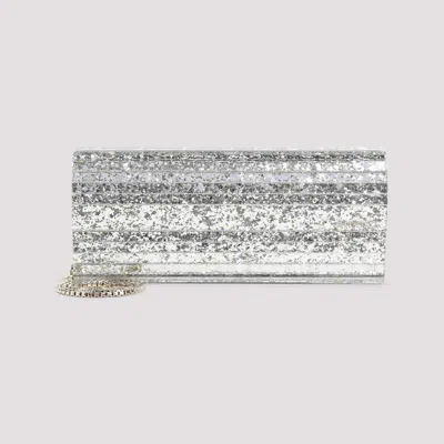Jimmy Choo Sweetie Clutch In Silver