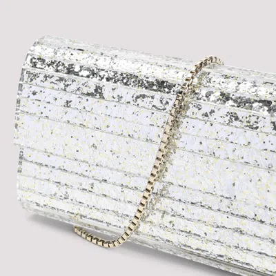 Jimmy Choo Sweetie Clutch In Silver
