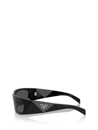 Prada Pr A14s Rectangular Frame Sunglasses In Gray