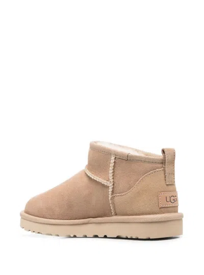 Ugg Classic Ultra Mini Suede Boots For Woman In Neutral