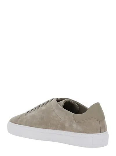 Axel Arigato Clean 90 Beige Sneakers With Side Logo Lettering In Suede Man In Nude
