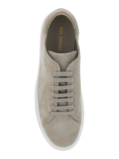 Axel Arigato Clean 90 Beige Sneakers With Side Logo Lettering In Suede Man In Nude