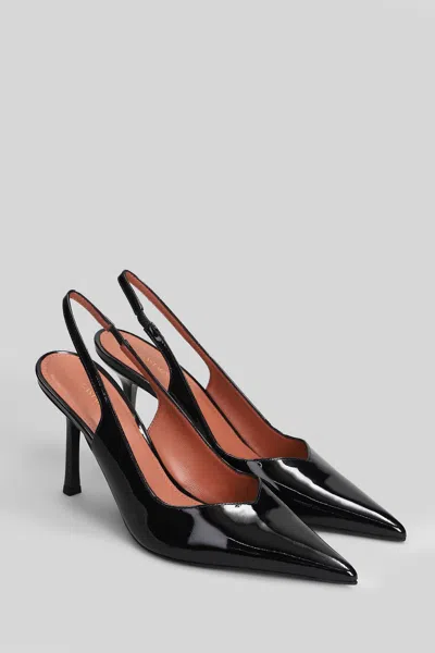 Aldo Castagna Darya Pumps In Black Patent Leather In Black