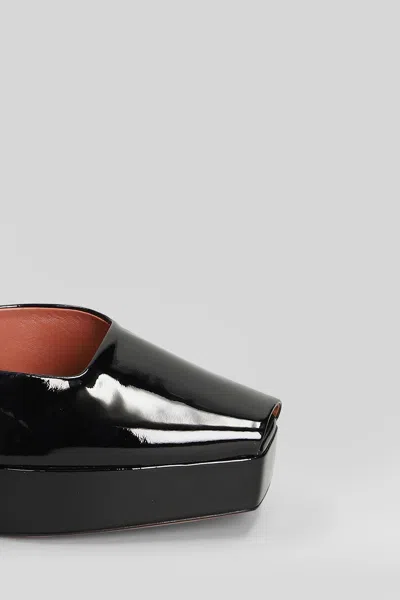 Aldo Castagna Vicky Pumps In Black Patent Leather In Black