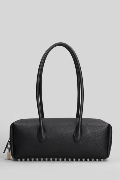 Alexander Wang Medium Roux Key-charm Shoulder Bag In Black