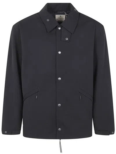 Snow Peak "hybrid" Wool Coach Jacket Clothing In Blue