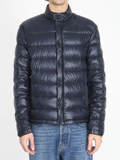 Moncler Selves Puffer Jacket In Blue