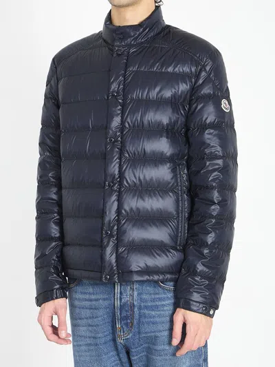 Moncler Selves Puffer Jacket In Blue