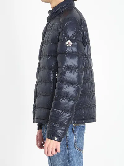 Moncler Selves Puffer Jacket In Blue