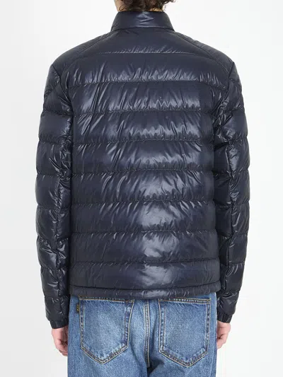 Moncler Selves Puffer Jacket In Blue