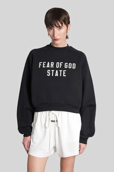 Fear Of God Essential Sweatshirt In Black
