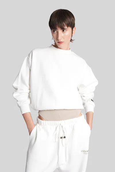 Fear Of God Essential Sweatshirt In White