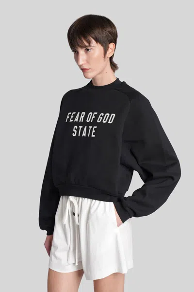 Fear Of God Essential Sweatshirt In Black