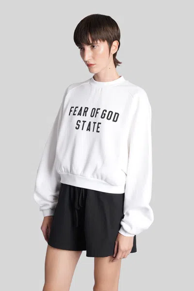 Fear Of God Essential Sweatshirt In White