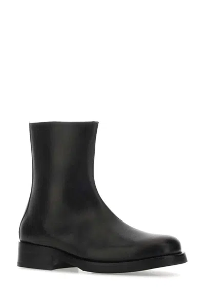 Our Legacy Camion Boot Boots In Black Leather In Black