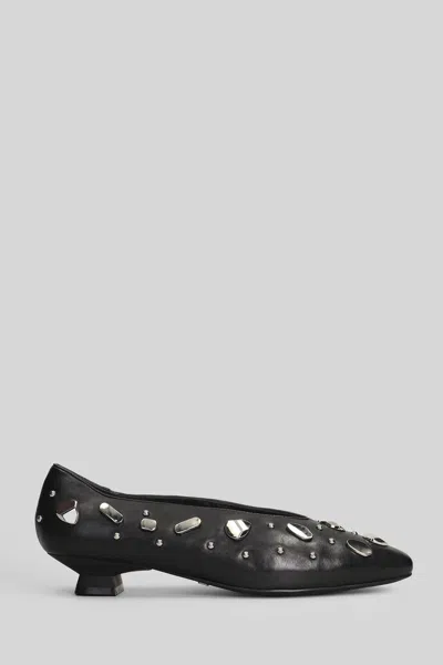 Marc Ellis Embellished Heeled Pumps In Black