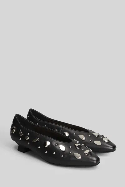 Marc Ellis Embellished Heeled Pumps In Black