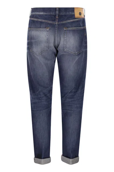 Dondup Five Pocket Icon Denim Trousers In Blue