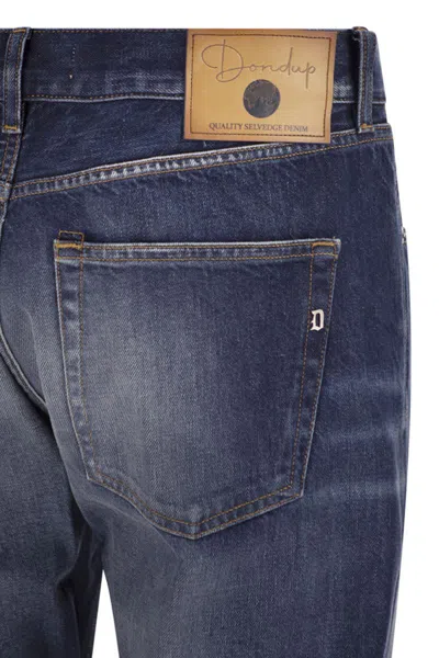 Dondup Five Pocket Icon Denim Trousers In Blue