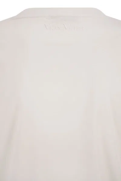 Max Mara Mxpdonata - Cotton T-shirt In White