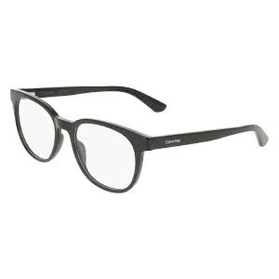 Calvin Klein Demo Oval Unisex Eyeglasses Ck24522 001 52 In Brown
