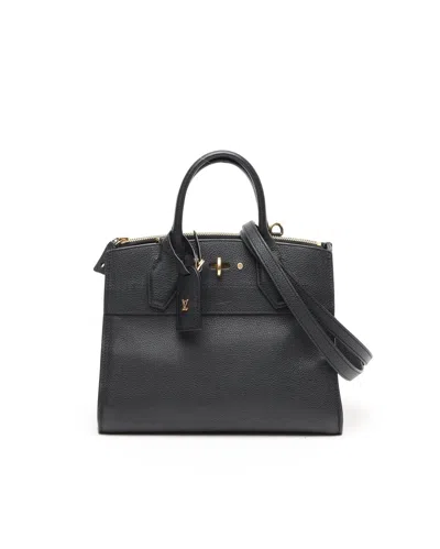 Pre-owned Louis Vuitton City Steamer Pm Bag In Black