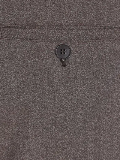 Magliano Pleated Wool-blend Pants In Gray