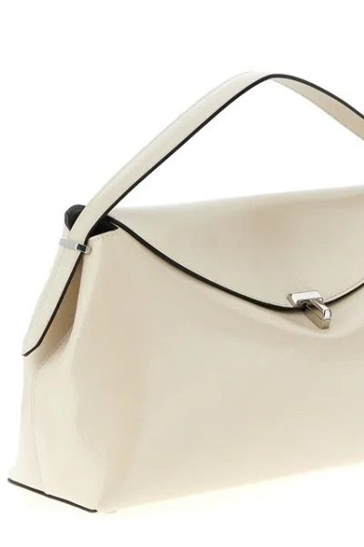 Totême T-lock Shoulder Bag In White