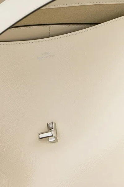 Totême T-lock Shoulder Bag In White