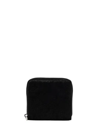 Rick Owens Zipped Fury Wallet In Black