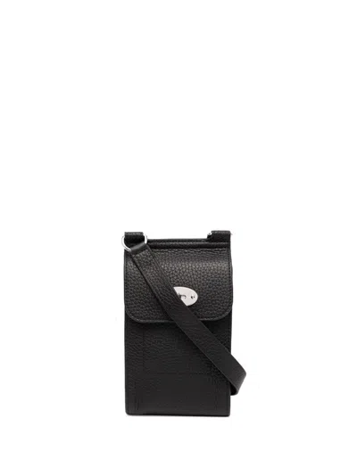 Mulberry Small Anthony Grained-leather Crossbody Bag In Black