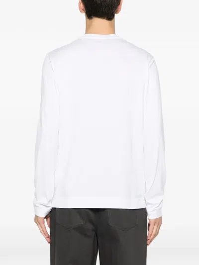 Fedeli Long-sleeve T-shirt In White