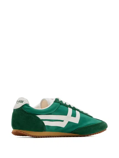 Pro-keds Racer 77 Striped Sneakers In Green