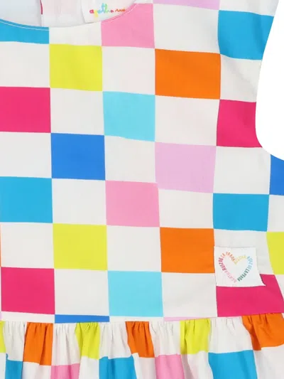 Agatha Ruiz De La Prada Check Sleeveless Dress In Multi