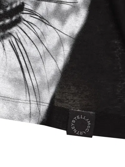 Stella Mccartney Leopard-print T-shirt In Black