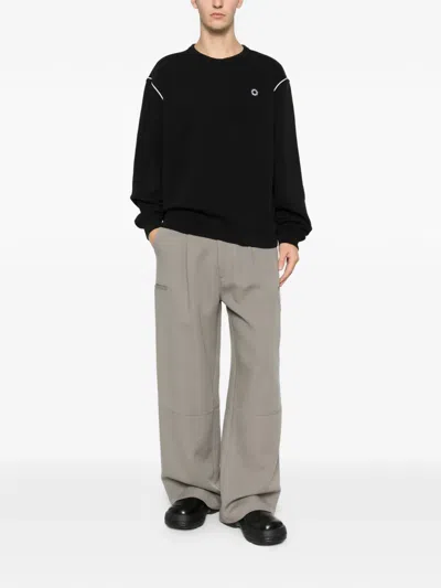 Kenzo Boke Flower 2.0 Embroidered Sweatshirt In Black